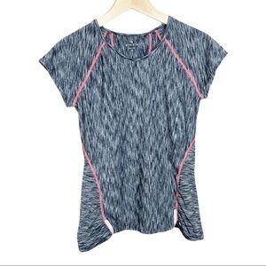 Athleta Pop Spacedye Short Sleeve Top Size Small